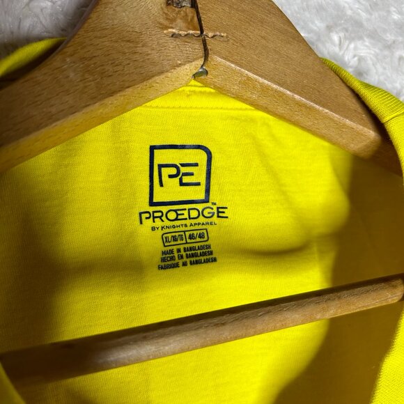 Proedge by Knights Apparel Michigan Wolverines Yellow T-Shirt Size XL - Picture 3 of 4